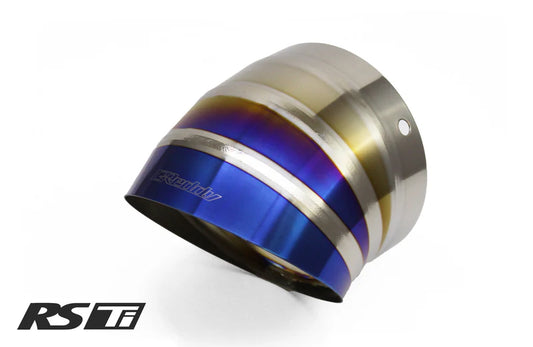 GReddy Performance Parts Optional Revolution RS Titanium Turndown Tip(s) 115mm Dia. - Ti Turndown Tip L150mm x 115mm Dia.