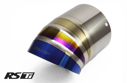 GReddy Performance Parts Optional Revolution RS Titanium Turndown Tip(s) 115mm Dia. - Ti Turndown Tip L120mm x 115mm Dia.