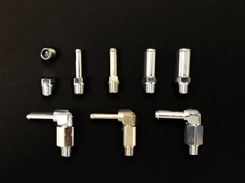 GReddy Performance Parts - 1/8 BSP Vacuum Hose Fitting(s) - (also New AN Fittings) - straight 5mm Vacuum Fitting - 1/8 BSP - 11900645