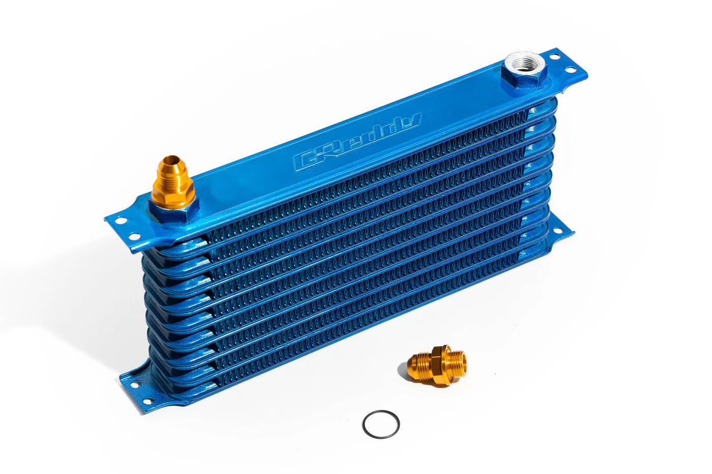 GReddy Performance Parts Universal Oil Cooler Core(s) - 120043116 - #16 row - w/ -10AN fittings