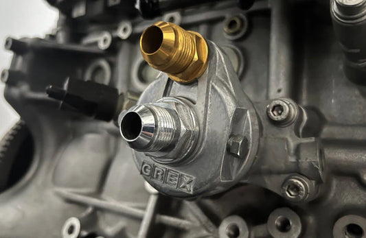 GReddy TRUST Japan OIL BLOCK TYPE-F (MOVEMENT TYPE ENGINE SIDE O-RING IS SMALL) FOR 12401131