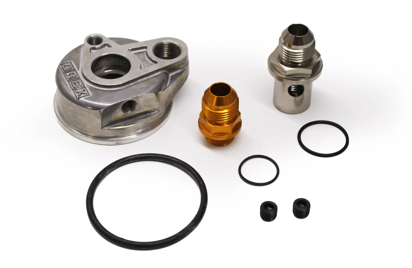 GReddy TRUST Japan TYPE-F OIL BLOCK ADAPTER, ENG: M20XP1.5, 57MM O-RING, 10AN - (12401135)
