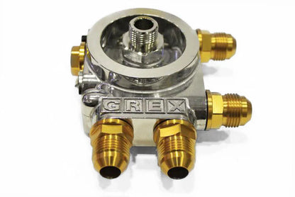 GReddy TRUST Japan  TYPE-I O/C FILTER RELOCATION ADAPTER, FILTER: 3/4-16UNF, 10AN - (12401114)