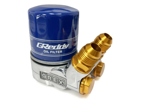 GReddy Performance Parts GReddy Oil Cooler Block Adapter Type E - Universal STD - Block M20xP1.5 (Filter M20xP1.5) - Type E STD -10 AN - 12401119