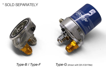 GReddy TRUST Japan OIL BLOCK TYPE-F (MOVEMENT TYPE ENGINE SIDE O-RING IS SMALL) FOR 12401131