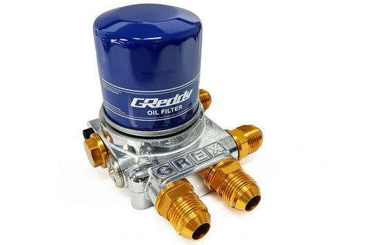 GReddy TRUST Japan  TYPE-I O/C FILTER RELOCATION ADAPTER, FILTER: 3/4-16UNF, 10AN - (12401114)
