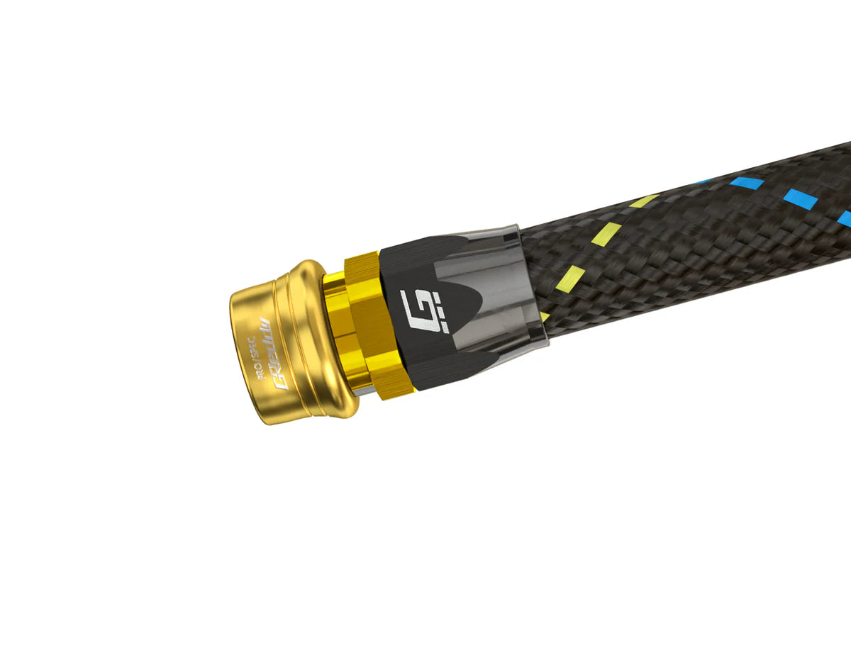 GReddy Performance Parts GREDDY PRO/SPEC STRAIGHT QUICK-RELEASE HOSE END(s) - BLACK/GOLD - 12860800 - 08 Pro/Spec Straight