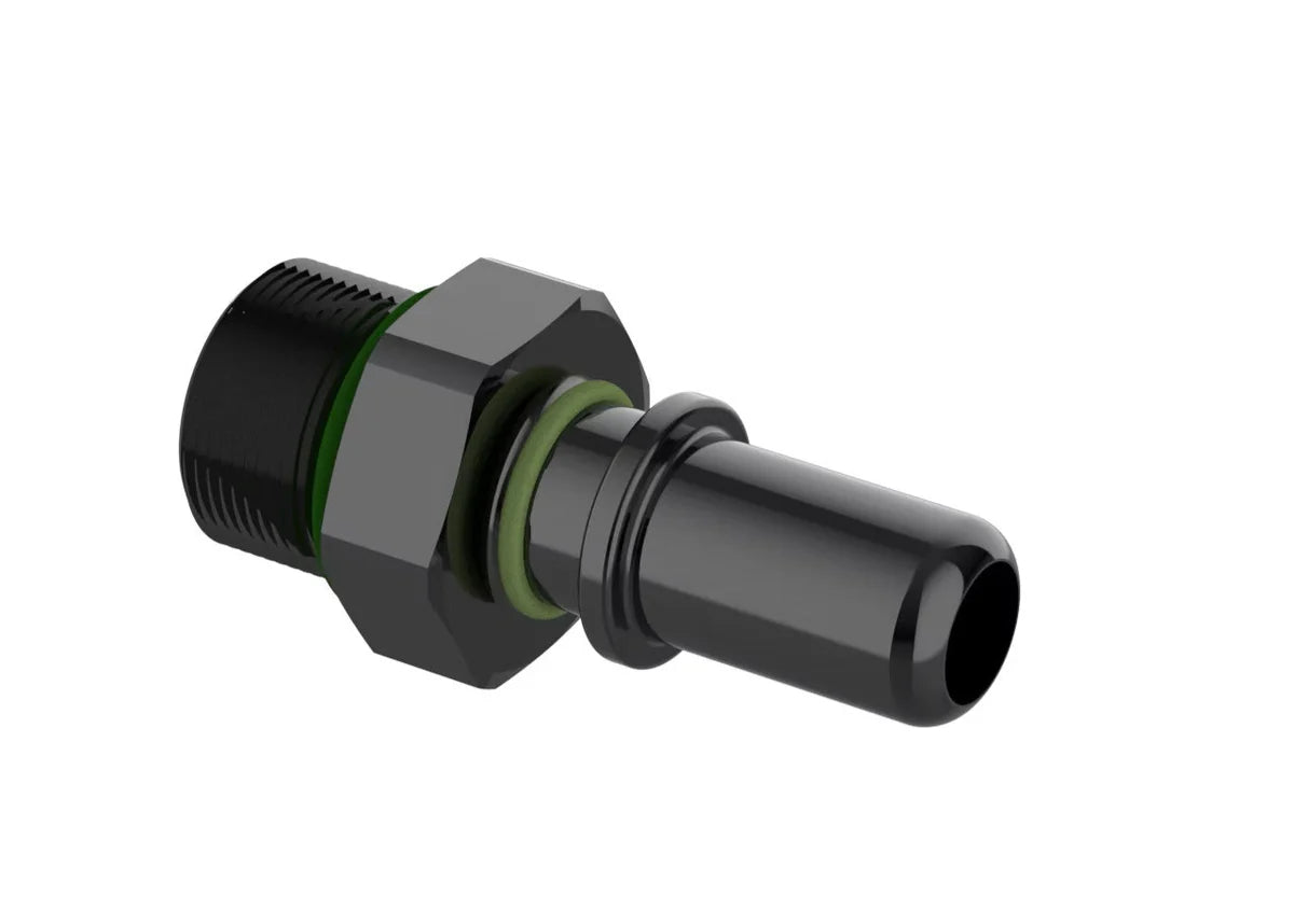 GReddy Performance Parts GREDDY PRO/SPEC TO MALE ORB ADAPTER(s) - BLACK - 12871600 - 16 Pro/Spec to 16 Male ORB Adapter