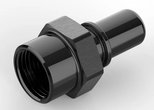 GReddy Performance Parts GREDDY PRO/SPEC TO FEMALE AN ADAPTER(s) - BLACK - 12870403 - 04 Pro/Spec to 04 Female AN Adapter