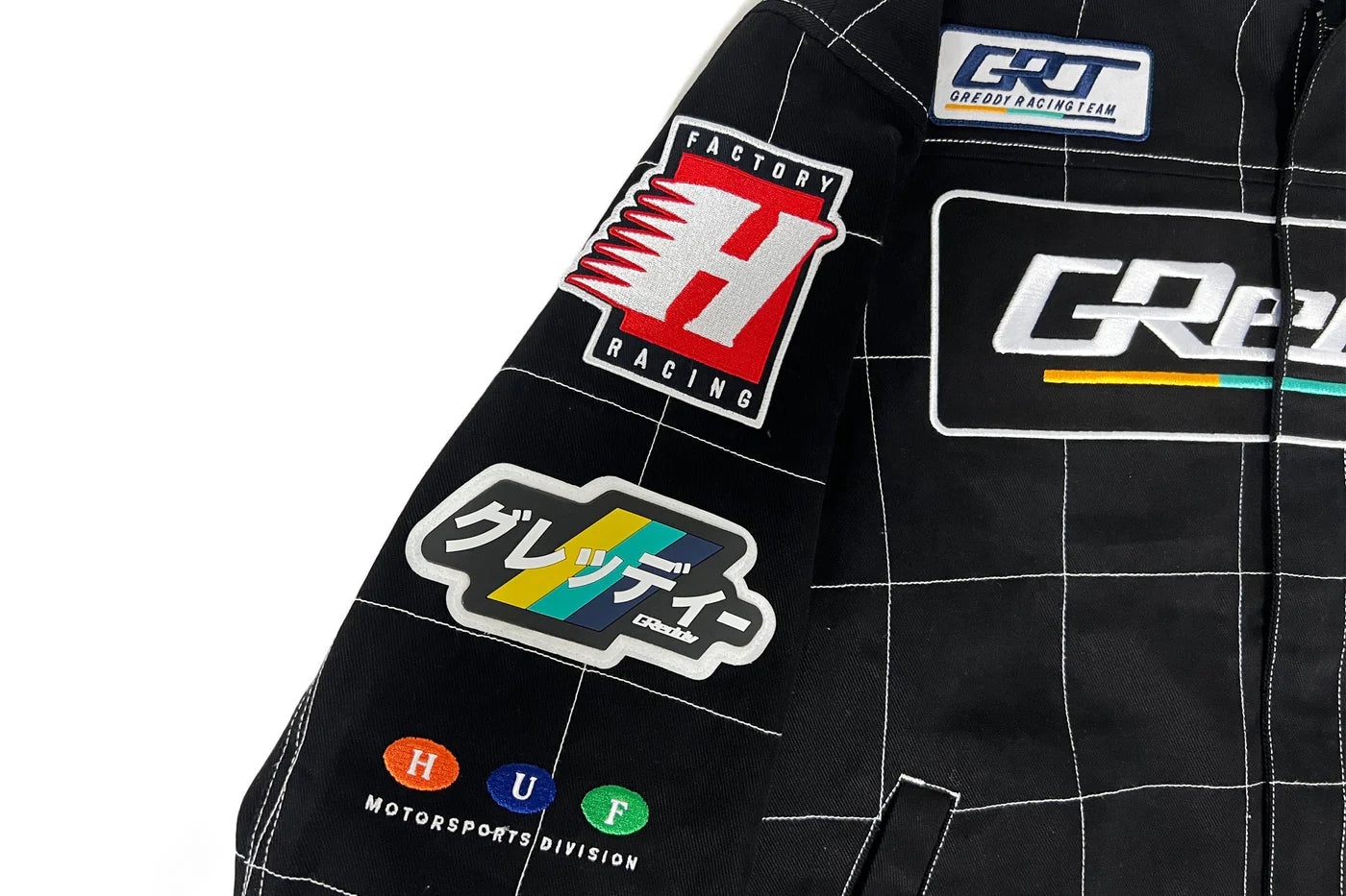 GReddy Performance Parts HUF x GReddy Racing Team Jacket - Black - 14200002 - Medium