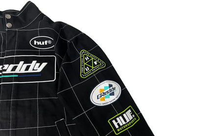 GReddy Performance Parts HUF x GReddy Racing Team Jacket - Black - 14200002 - Medium