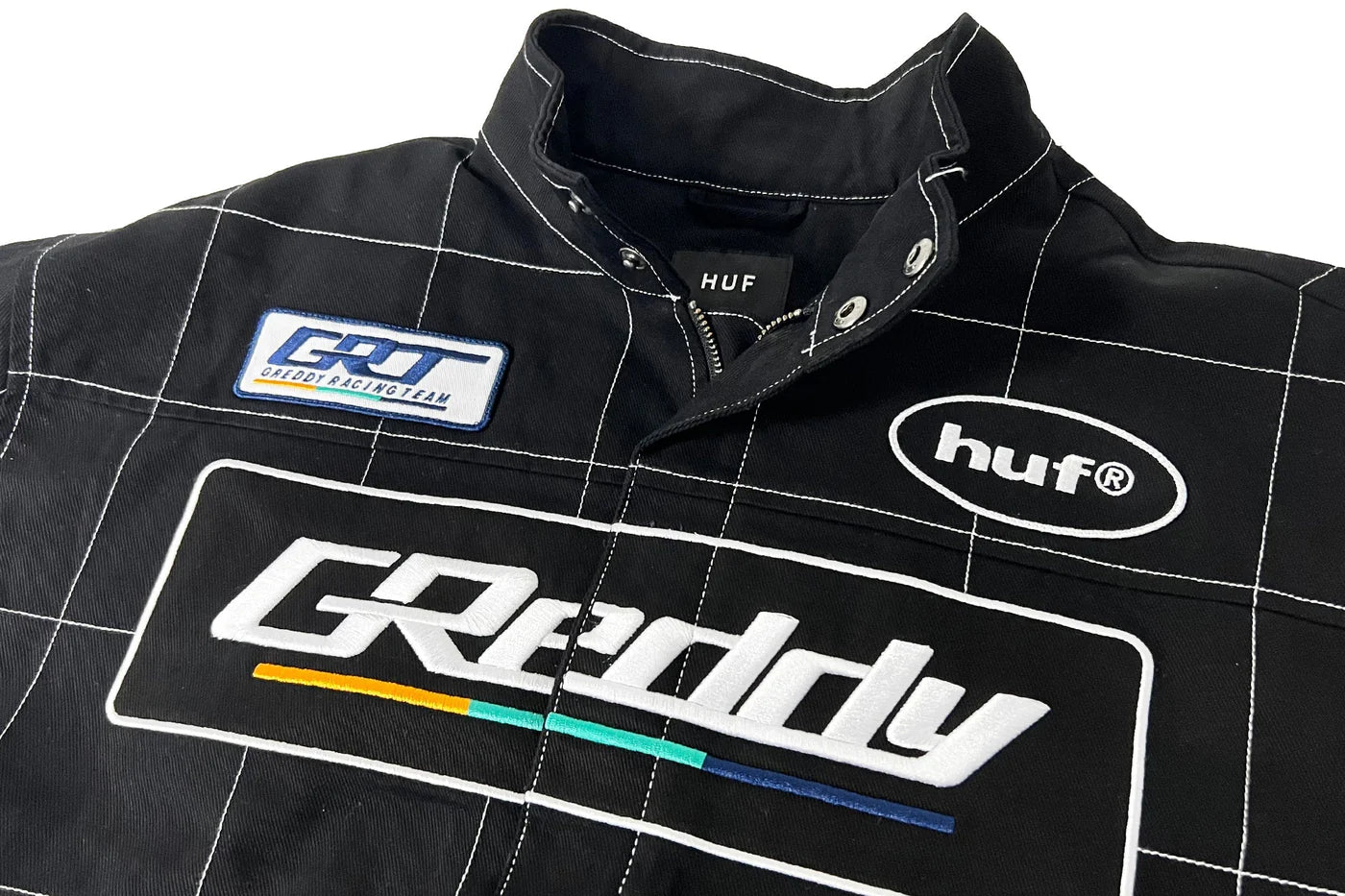 GReddy Performance Parts HUF x GReddy Racing Team Jacket - Black - 14200002 - Medium