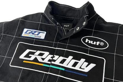 GReddy Performance Parts HUF x GReddy Racing Team Jacket - Black - 14200002 - Medium