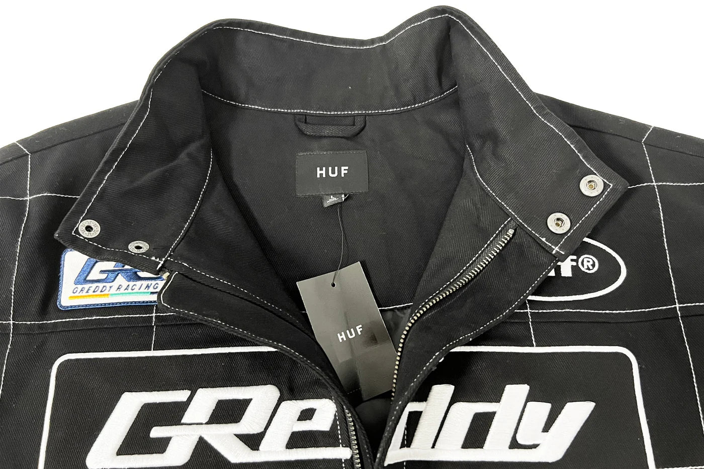 GReddy Performance Parts HUF x GReddy Racing Team Jacket - Black - 14200002 - Medium