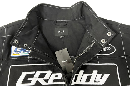 GReddy Performance Parts HUF x GReddy Racing Team Jacket - Black - 14200002 - Medium