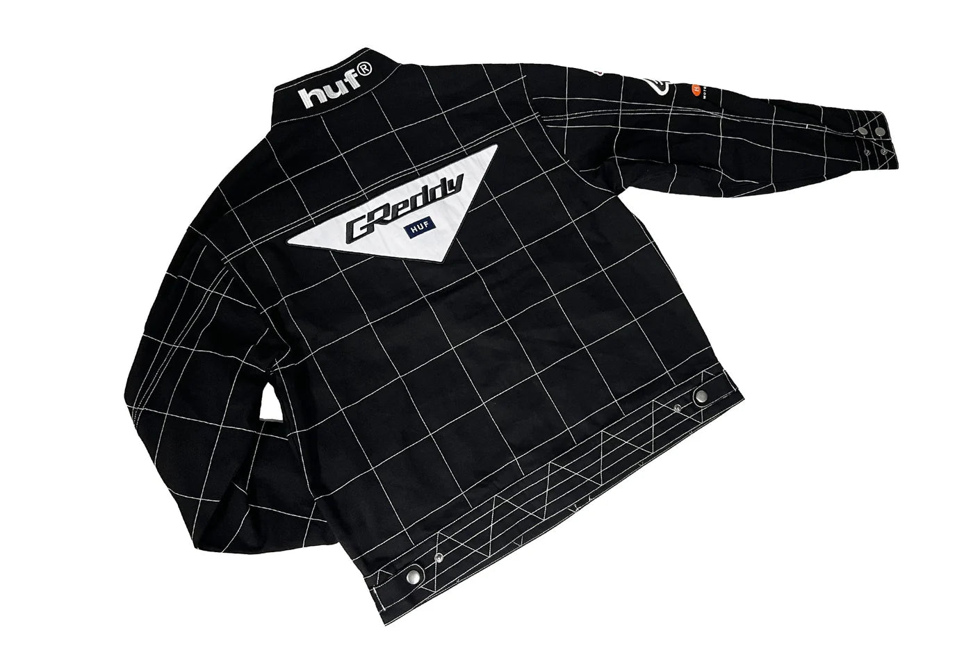 GReddy Performance Parts HUF x GReddy Racing Team Jacket - Black - 14200002 - Medium