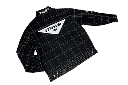 GReddy Performance Parts HUF x GReddy Racing Team Jacket - Black - 14200002 - Medium