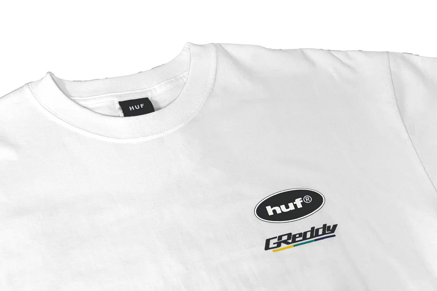 GReddy Performance Parts HUF x GReddy Racing Team S/S Tee - White - 14200023 - Large
