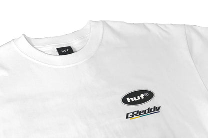 GReddy Performance Parts HUF x GReddy Racing Team S/S Tee - White - 14200023 - Large
