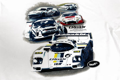GReddy Performance Parts HUF x GReddy Racing Team S/S Tee - White - 14200023 - Large