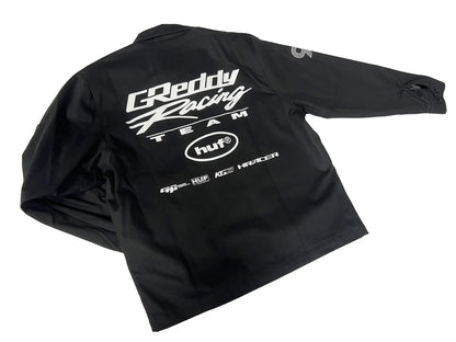 GReddy Performance Parts HUF x GReddy Performance Formula Jacket - Black. (11/21 ONLINE RELEASE) - 14200071 - Small