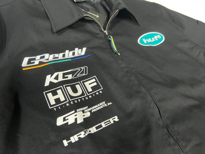 GReddy Performance Parts HUF x GReddy Performance Formula Jacket - Black. (11/21 ONLINE RELEASE) - 14200071 - Small