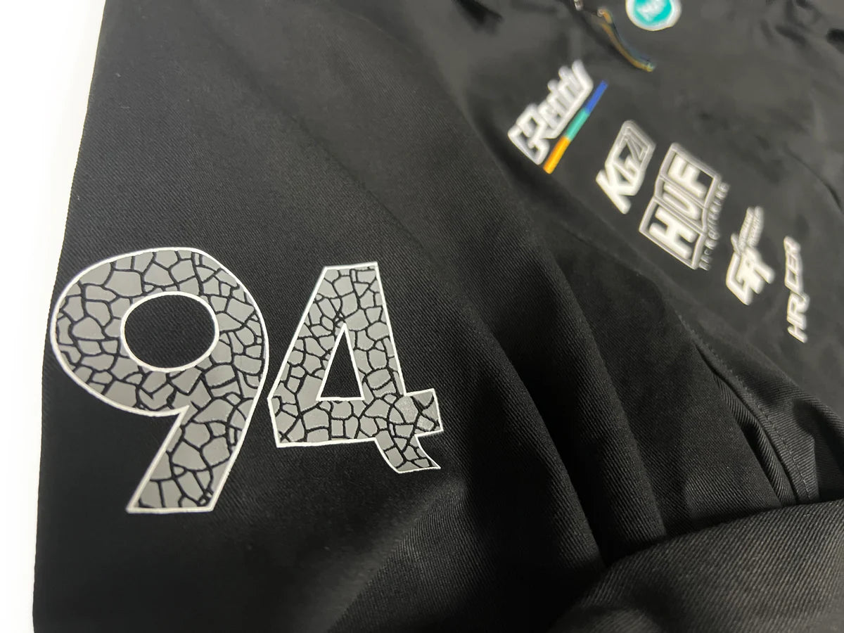 GReddy Performance Parts HUF x GReddy Performance Formula Jacket - Black. (11/21 ONLINE RELEASE) - 14200071 - Small
