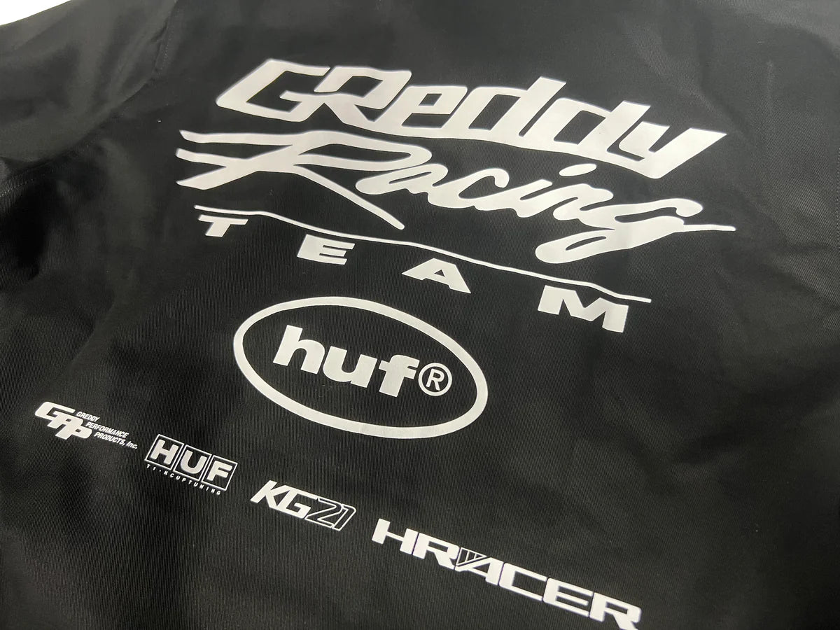 GReddy Performance Parts HUF x GReddy Performance Formula Jacket - Black. (11/21 ONLINE RELEASE) - 14200071 - Small