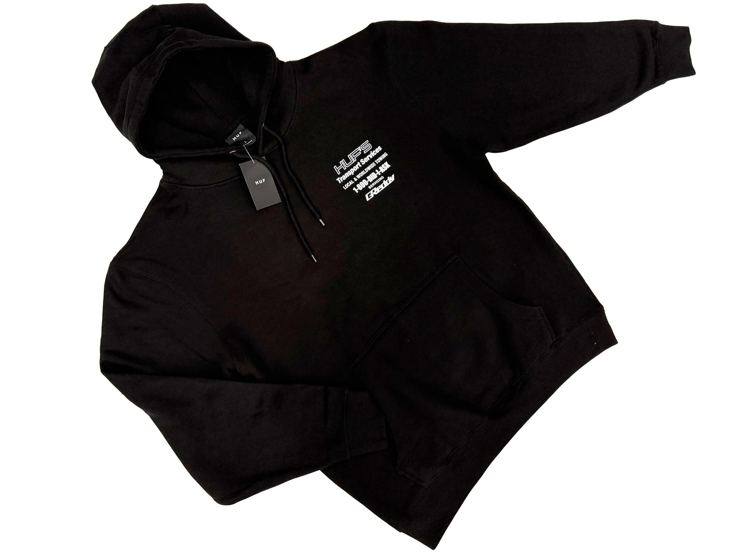 GReddy Performance Parts HUF x GReddy Tow Pullover Hood - Black (Collection drops 4/24) - 14210144 - X Large