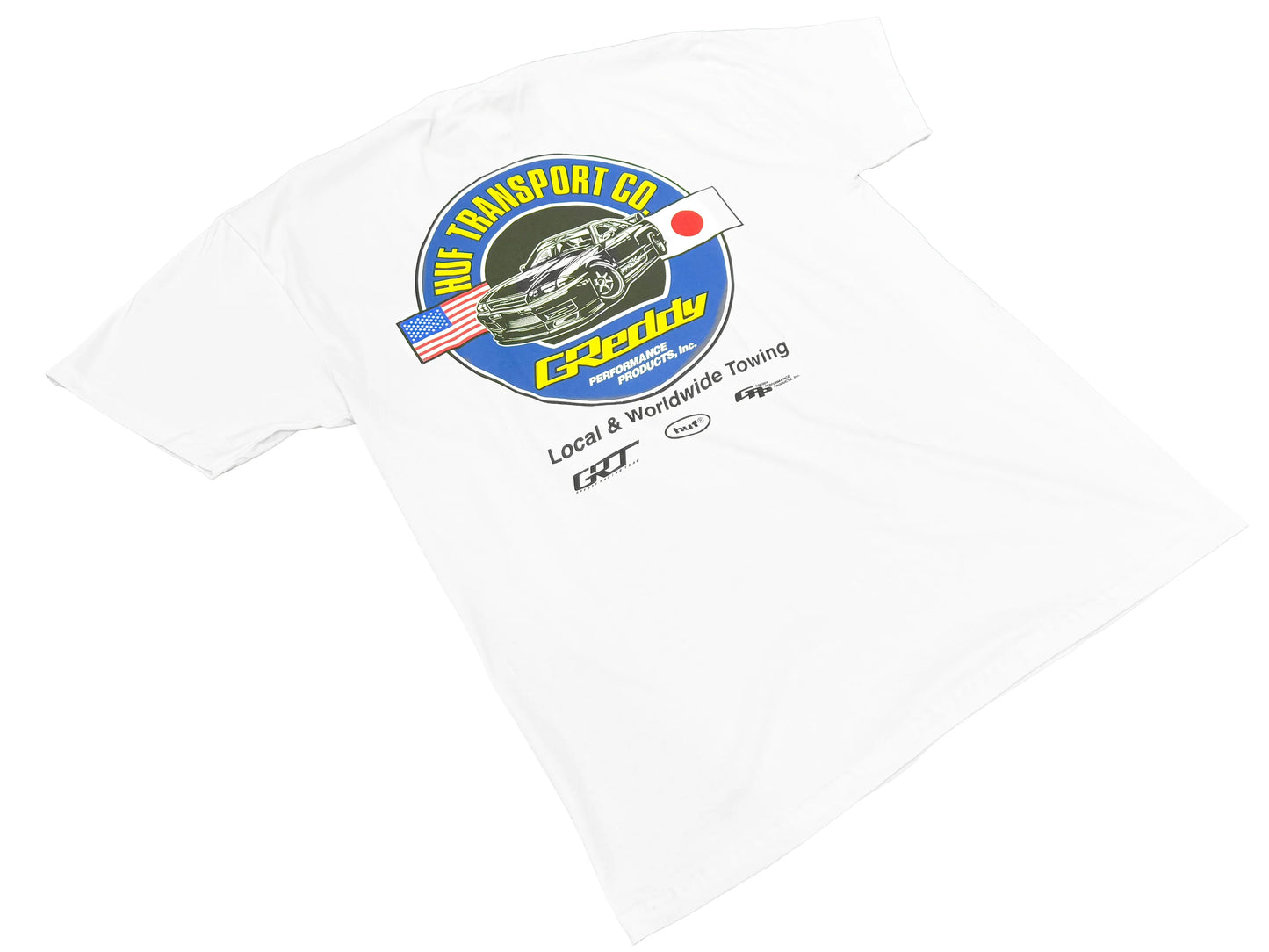 GReddy Performance Parts HUF x GReddy Transport S/S Tee - White (Collection drops 4/24) - 14210161 - Small