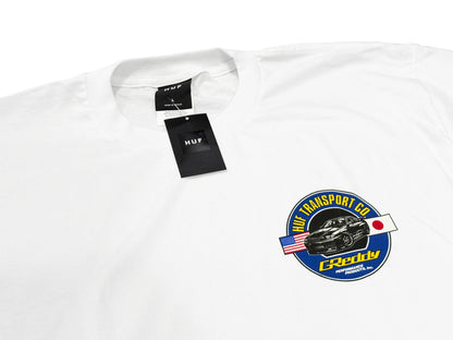 GReddy Performance Parts HUF x GReddy Transport S/S Tee - White (Collection drops 4/24) - 14210161 - Small