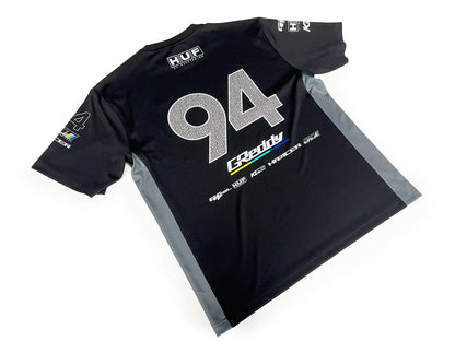 GReddy Performance Parts HUF x GReddy Formula Jersey - Black (11/21 ONLINE RELEASE) - 14210021 - Small