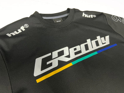 GReddy Performance Parts HUF x GReddy Formula Jersey - Black (11/21 ONLINE RELEASE) - 14210021 - Small