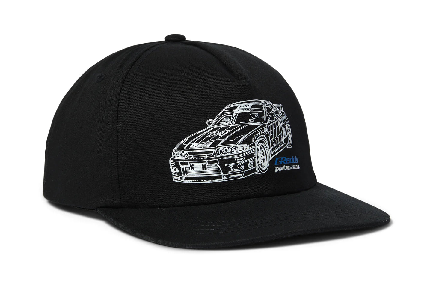 GReddy Performance Parts HUF x GReddy Diagram Snapback Hat - Black (Collection drops 4/24)