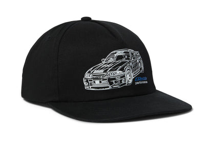 GReddy Performance Parts HUF x GReddy Diagram Snapback Hat - Black (Collection drops 4/24)