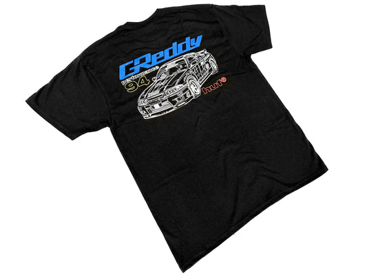 GReddy Performance Parts HUF x GReddy Diagram S/S Tee - Black (Collection drops 4/24) - 14210191 - Small