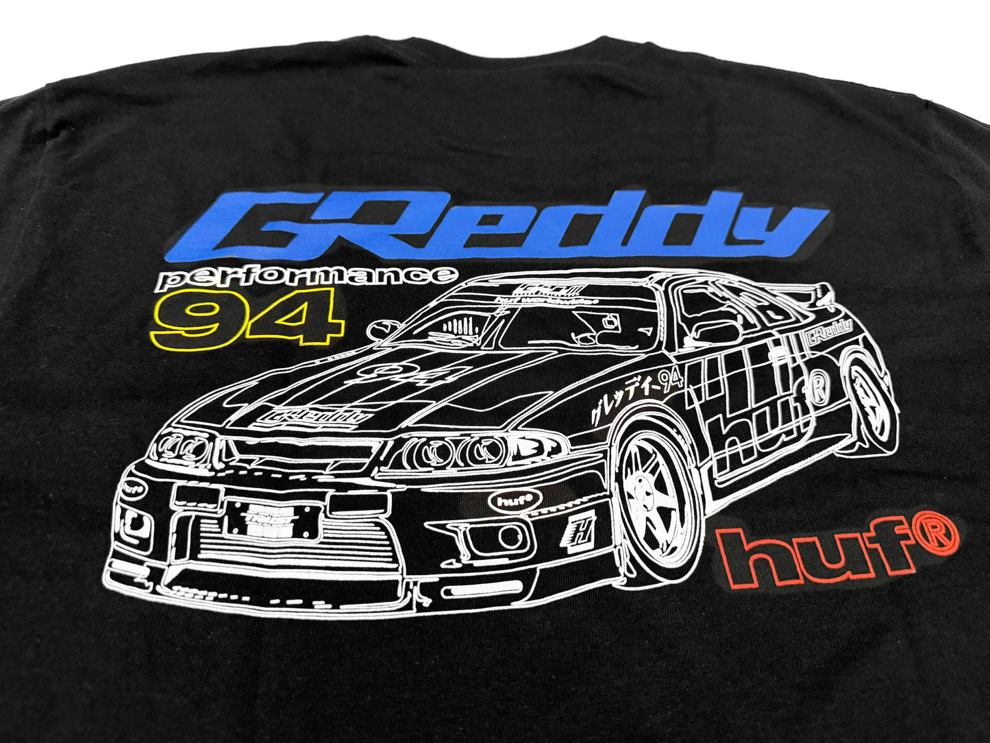 GReddy Performance Parts HUF x GReddy Diagram S/S Tee - Black (Collection drops 4/24) - 14210192 - Medium