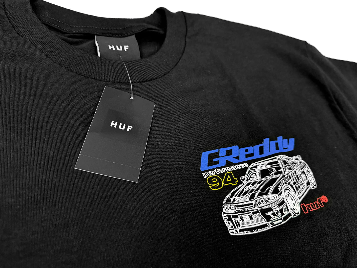 GReddy Performance Parts HUF x GReddy Diagram S/S Tee - Black (Collection drops 4/24) - 14210192 - Medium