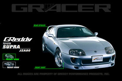 GReddy Performance Parts Toyota Supra (JZA80) GReddy GRacer Aero Lip Spoiler / Wing - Front Lip Spoiler - 170100201