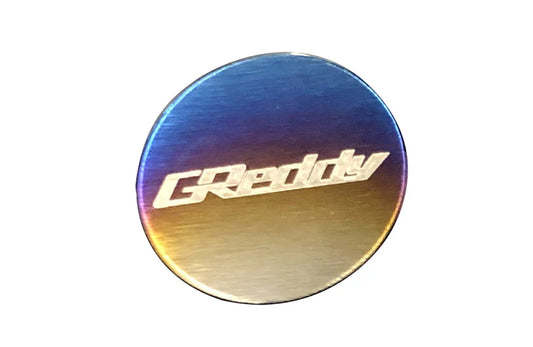 GReddy TRUST Japan ALUMINUM EMBLEM 60X12 BLACK / SILVER S-SIZE