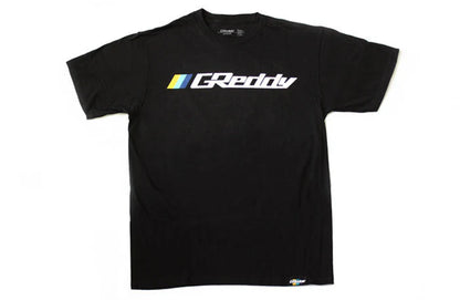 GReddy Performance Parts GReddy OG Logo Tee (with 3 stripes) - Black - 18016011 - Small