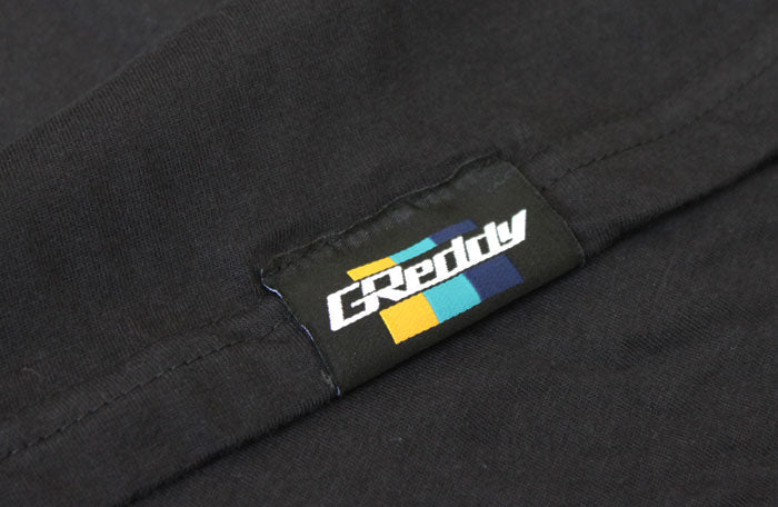 GReddy Performance Parts GReddy OG Logo Tee (with 3 stripes) - Black - 18016011 - Small