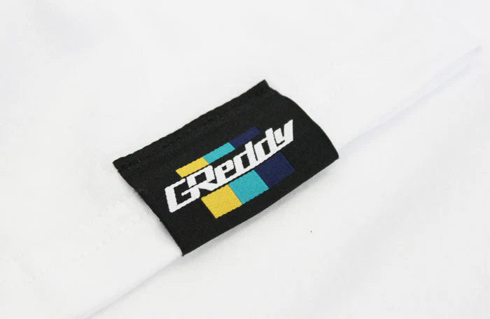 GReddy Performance Parts GReddy OG Logo Tee (with 3 stripes) - White - 18016026 - XXXL