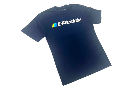 GReddy Performance Parts GReddy OG Logo Tee (with 3 stripes) - Navy - 18016031 - Small