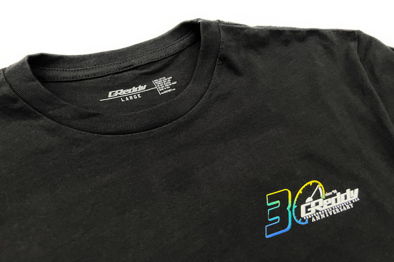 GReddy Performance Parts GReddy 30th Anniversary Tee - Black - 18017005 - 2X