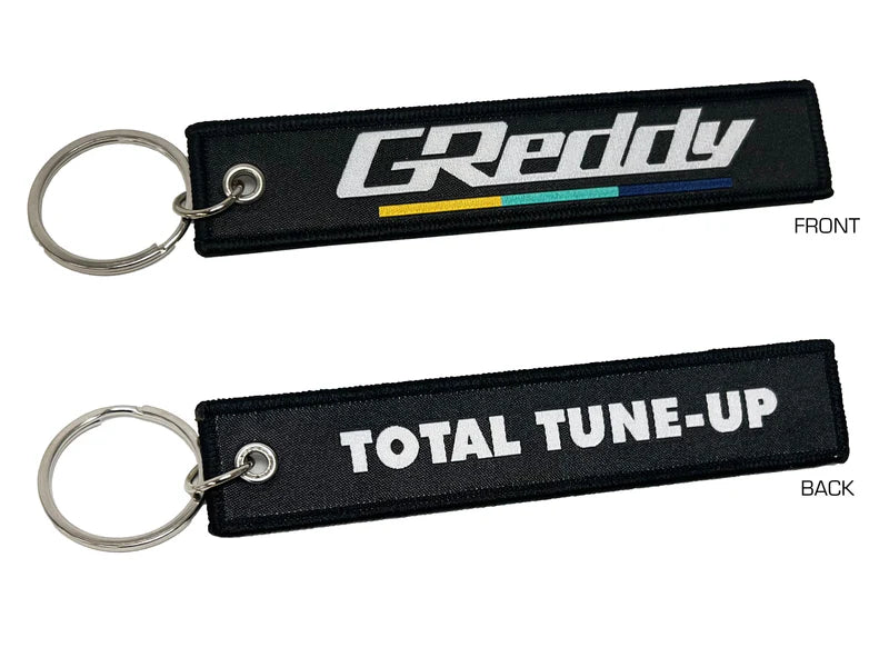 GReddy Performance Parts GReddy GPP Pre-Flight V4 Keychain(s) - 20001201 - Black GReddy under-stripe / Phonics Pre-Flight Key-chain