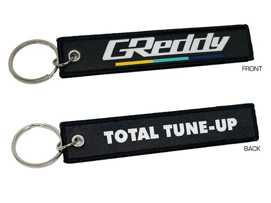 GReddy Performance Parts GReddy GPP Pre-Flight V4 Keychain(s) - 20001201 - Black GReddy under-stripe / Phonics Pre-Flight Key-chain