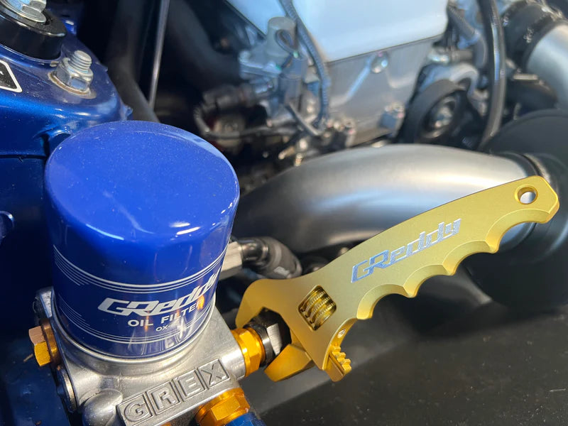 GReddy Performance Parts Adjustable AN Wrench V3 - Gold Anodized