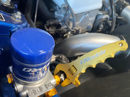 GReddy Performance Parts Adjustable AN Wrench V3 - Gold Anodized
