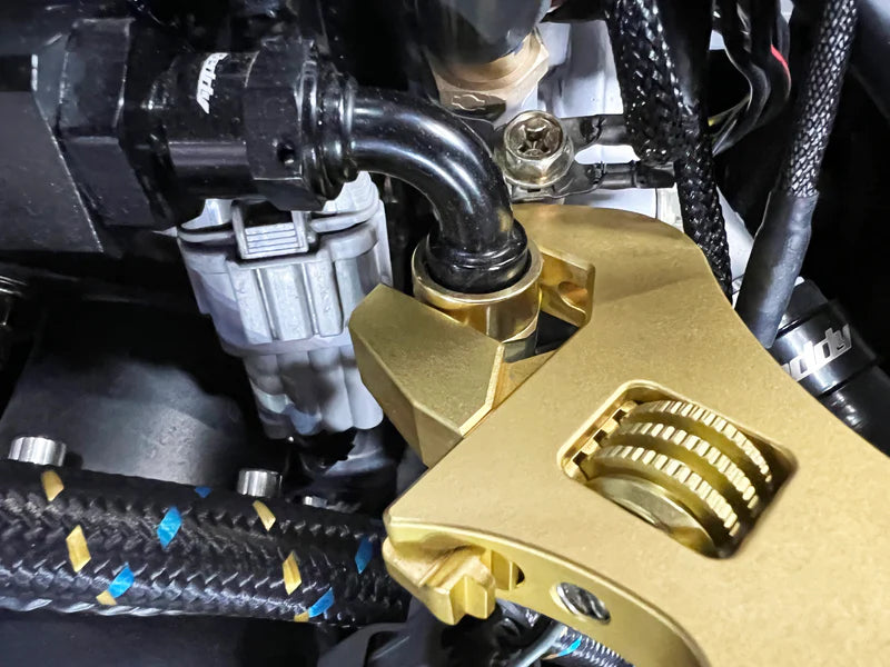 GReddy Performance Parts Adjustable AN Wrench V3 - Gold Anodized